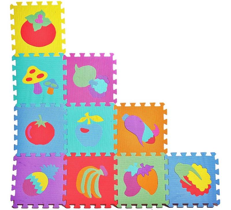 Covor puzzle din spuma 10 piese Fructe - 6