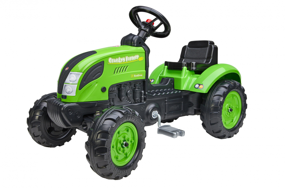 Tractor cu pedale verde pentru copii Falk 2057 Country Farmer - 1