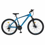 Bicicleta MTB-HT 27 inch frane pe disc Carpat C27/58C albastru cu design negru