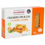 Crackers cu morcovi ghimbir si alge marine bio 160g Algamar