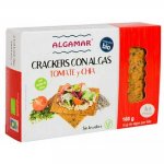 Crackers cu rosii chia si alge marine bio 160g Algamar