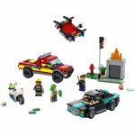 Stingere de incendiu si urmarire politista Lego City 60319