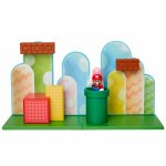 Set de joaca campie de ghinde cu figurina 6 cm Mario Nintendo