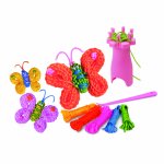 Mini set creativ Fluturi tricotati LittleCraft