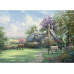 Puzzle 500 piese Thomas Kinkade A Perfect Summer Day cutie metalica (Schmidt-59692)
