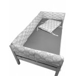 Set aparatori laterale Maxi pentru pat Montessori 120x200 cm Nori Zambareti gri