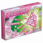 Set de constructie magnetic Geomag pink 68 piese