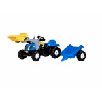 Tractor cu pedale, remorca si cupa RollyKid New Holland
