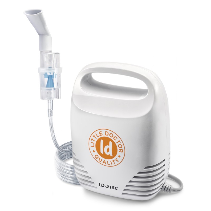 Aparat aerosoli Little Doctor LD-215C nebulizator cu compresor 3 dimensiuni de particule alb - 1 | YEO