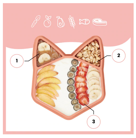 Tava anti-alunecare pentru mancare in forma de Vulpita Babymoov - 3 | YEO
