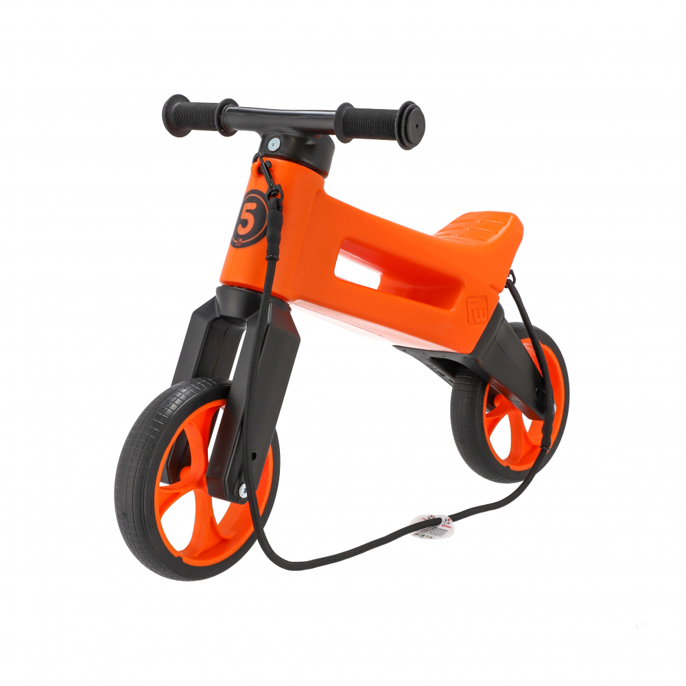 Bicicleta fara pedale 2 in 1 Funny Wheels Rider SuperSport Sunset Orange - 1