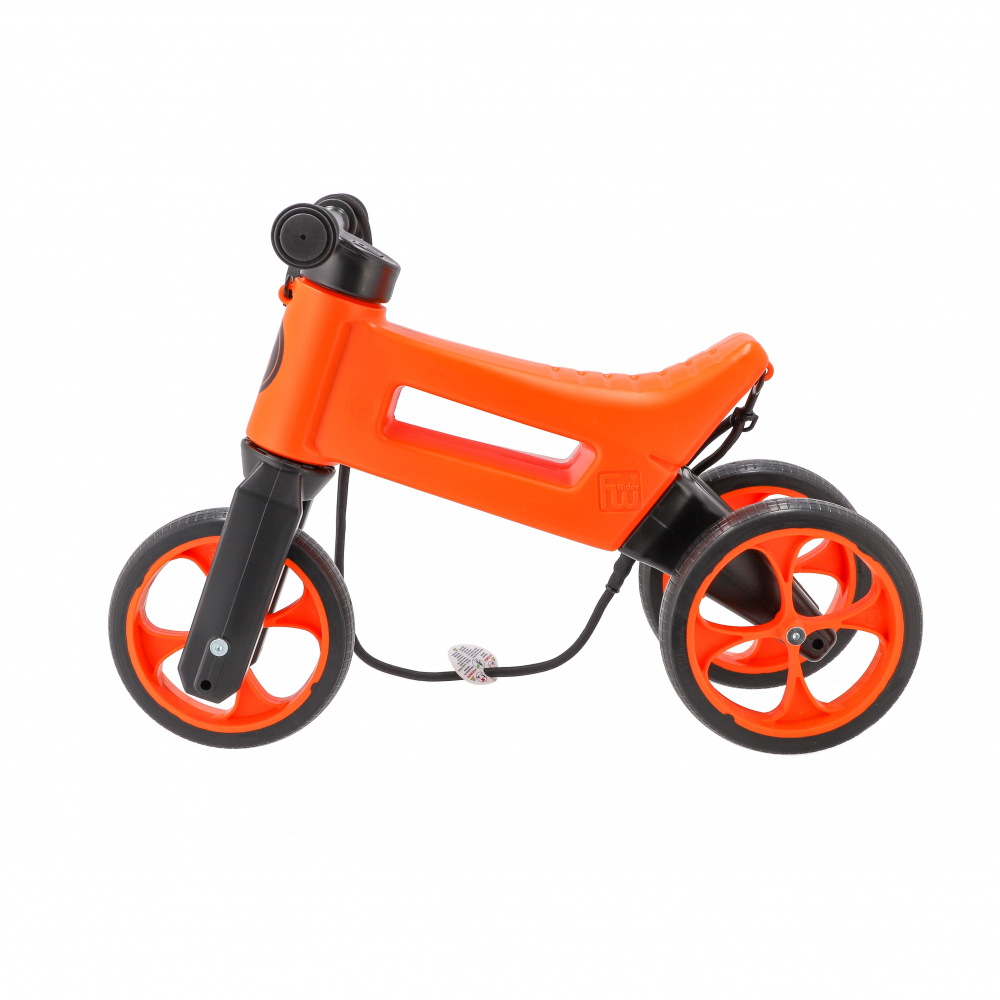 Bicicleta fara pedale 2 in 1 Funny Wheels Rider SuperSport Sunset Orange - 5