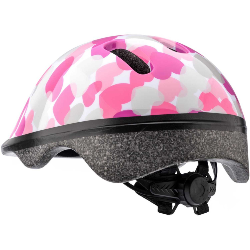 Casca pentru copii XS 44-48 Meteor Pink hearts - 1 | YEO