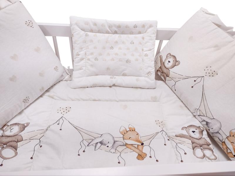 Lenjerie plush toys 4+1 piese 120x60 cm