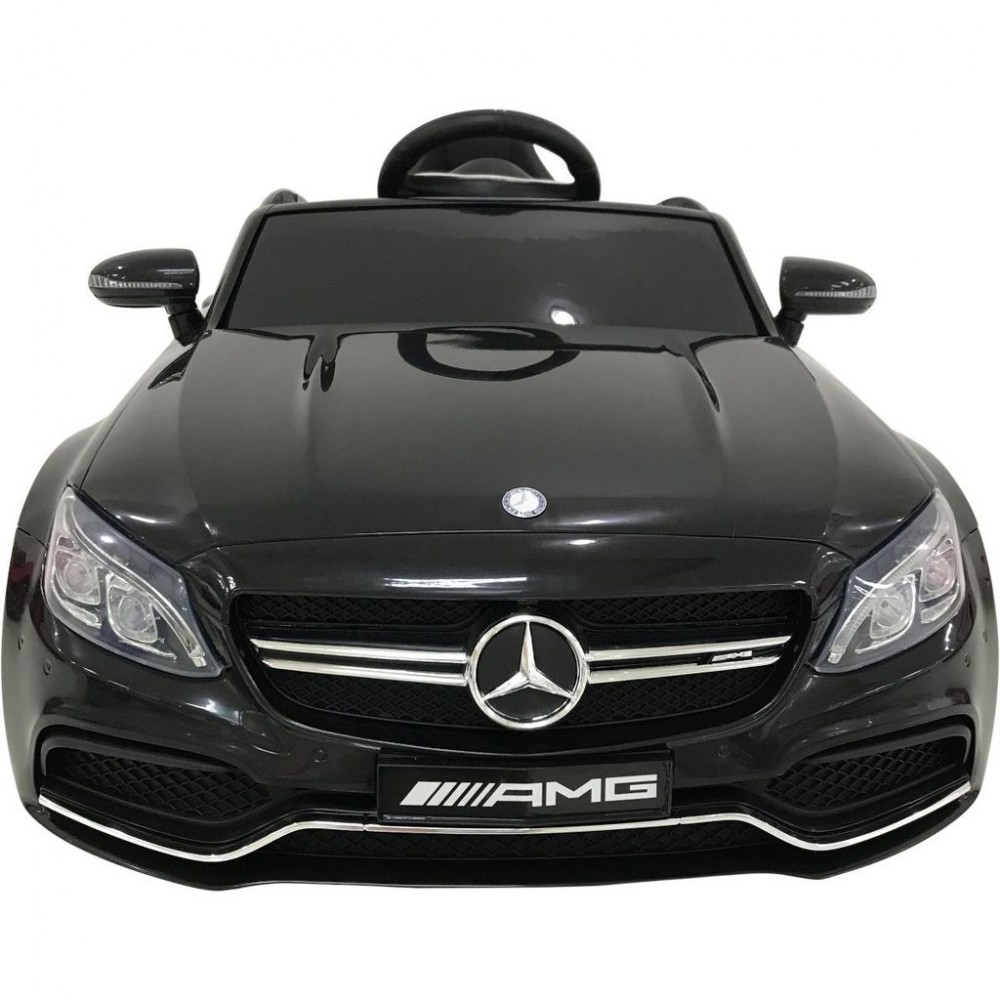 Masinuta electrica cu telecomanda Mercedes C63S Black Black imagine noua responsabilitatesociala.ro