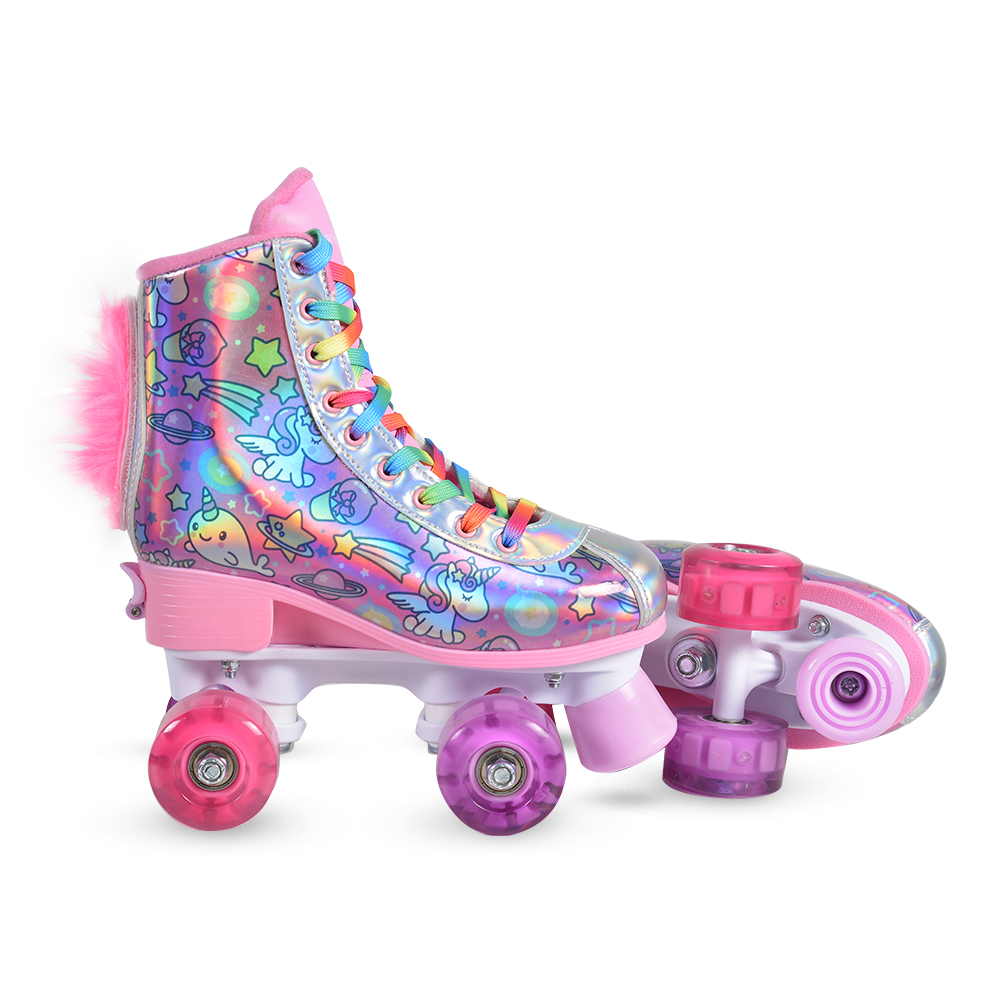 Patine cu rotile si lumini Byox pentru fetite Unicorn S 31-34 - 3 | YEO