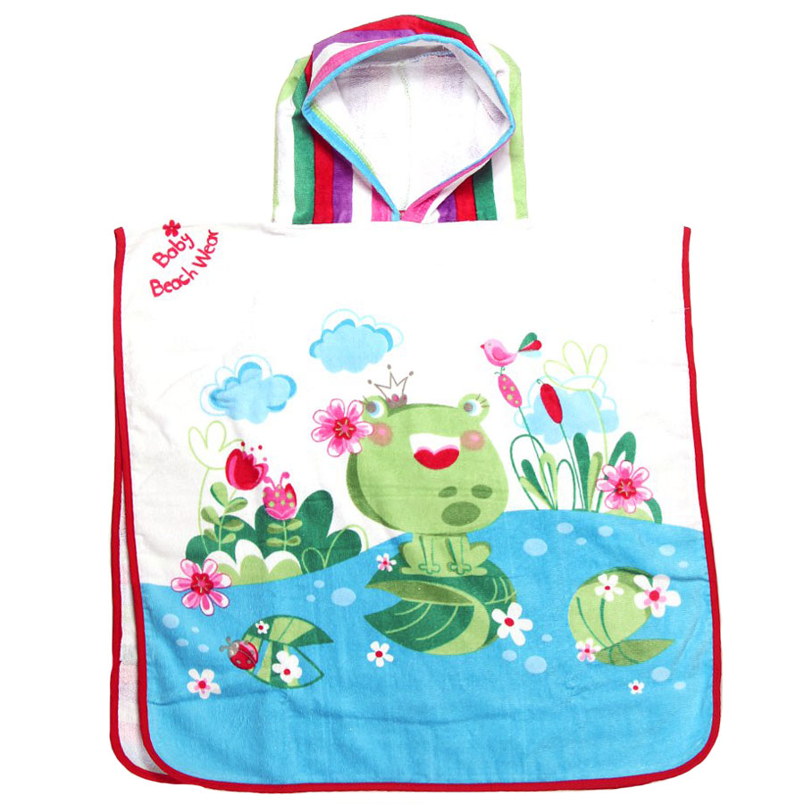 Prosop poncho cu gluga albmulticolor din bumbac 60 x 60 cm Mayoral albmulticolor imagine noua responsabilitatesociala.ro