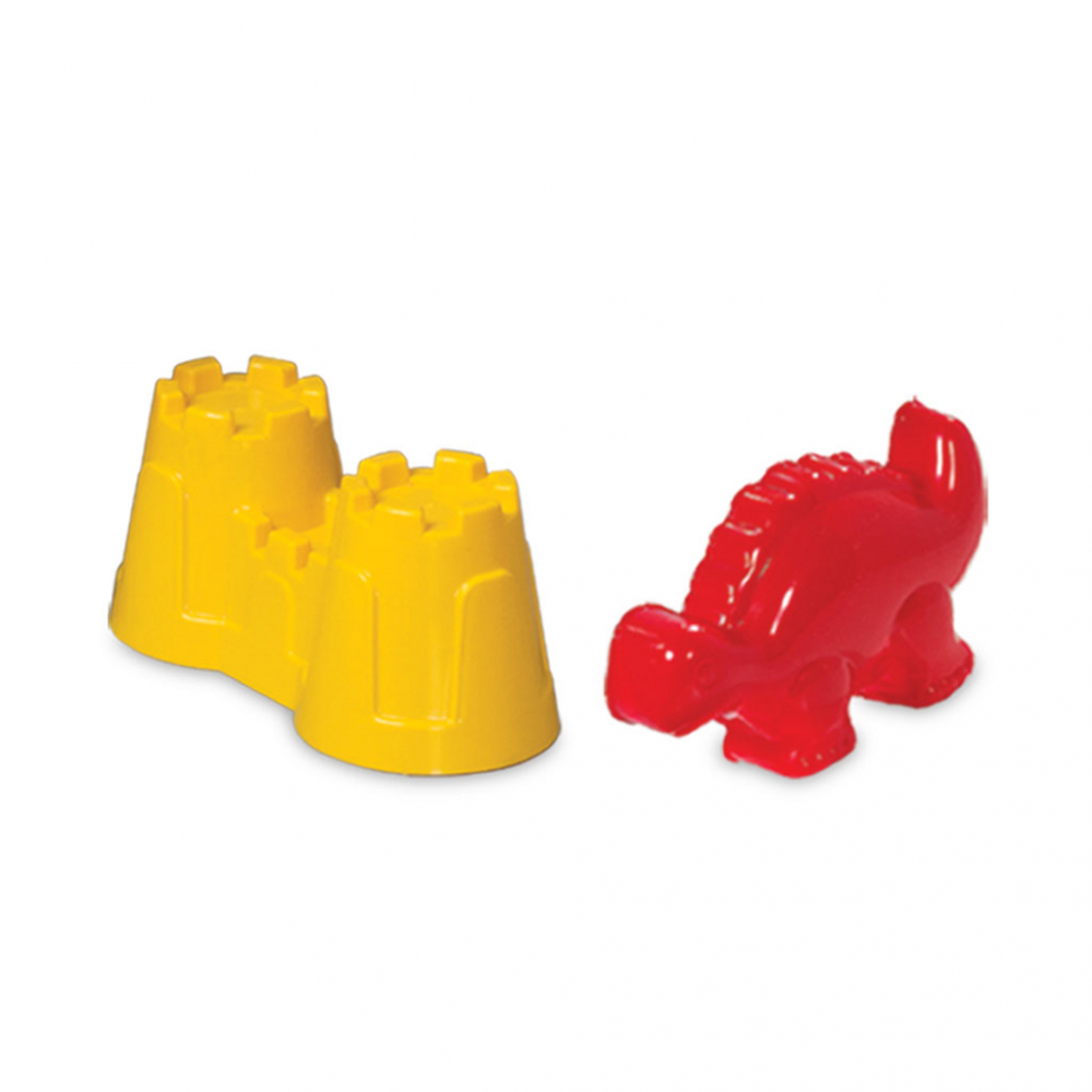 Set 6 jucarii de nisip Big Castle Bucket Set - 2 | YEO