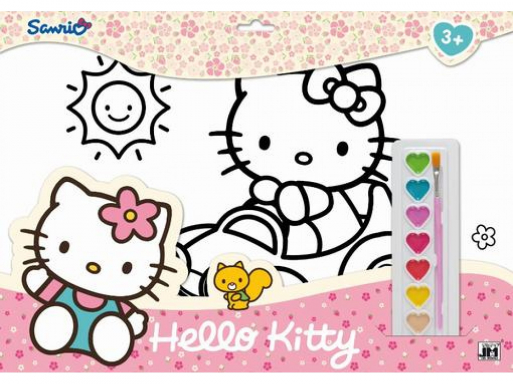 Set coloriaj A3 Hello Kitty