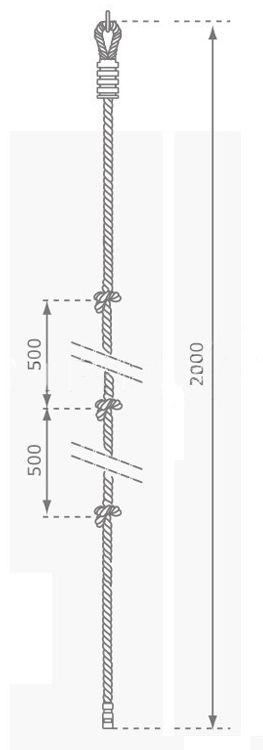 Sfoara catarat cu noduri pentru spatiile de joaca PH25 2 m KBT Accesorii 2023-09-25