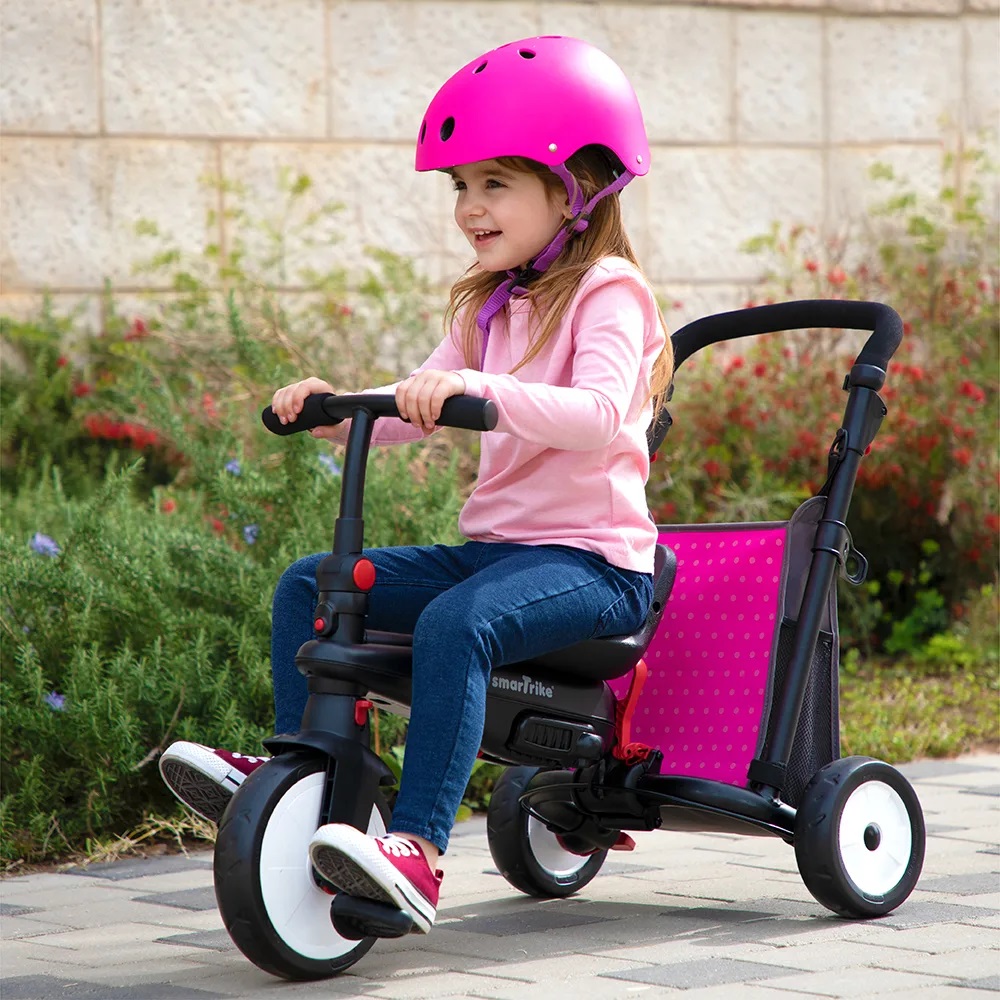 Tricicleta pliabila Smart Trike 7 in 1 STR5 Butterfly dotata cu frana si scaun rabatabil Triciclete Copii imagine 2022