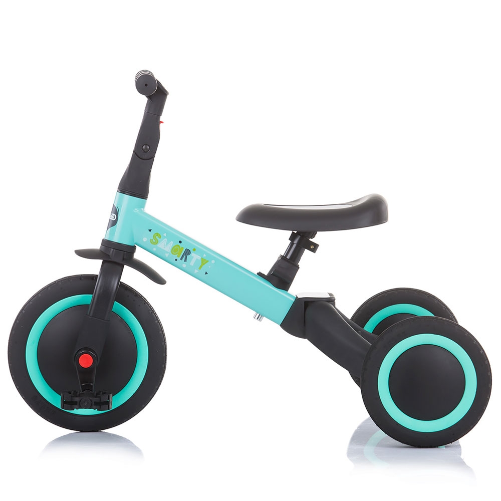 Tricicleta si bicicleta Chipolino Smarty 2 in 1 mint Triciclete Copii imagine 2022