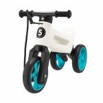 Bicicleta fara pedale 2 in 1 Funny Wheels Rider SuperSport Pearl/Aqua