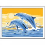 Pictura delfini Creart