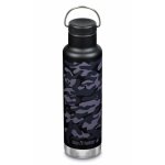 Termos din otel inoxidabil 592 ml cu capac ermetic Klean Kanteen Classic Narrow Black Camo