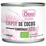 Lapte de cocos condensat bio 200 ml Obio