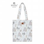 Sacosa textila Maxi pentru mamici 38x40 cm din bumbac Forest
