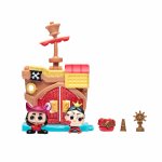 Mini set de joaca cu 2 figurine surpriza si accesorii Doorables Hooks Pirate Ship