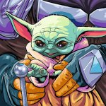 Puzzle Baby Yoda 3x49 piese