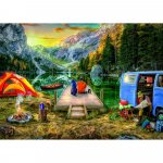 Puzzle camping 1000 piese