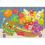 Puzzle fructe 2x24 piese