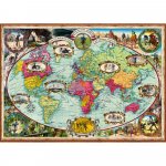 Puzzle harta lumii 1000 piese