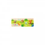 Puzzle lemn animalute 5 piese