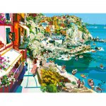 Puzzle romantism in Cinque Terre 1500 piese