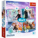 Puzzle Trefl 4 in 1 Frozen 2 Uimitoarea lume Disney