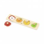 Puzzle Montessori cu maner Fructe Viga