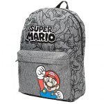 Rucsac Super Mario cu buzunar frontal 32x25x10 cm