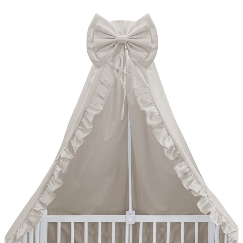 Baldachin cu funda si volanas 210×145 cm Colectia Royal Beige MimiNu 210x145 imagine noua responsabilitatesociala.ro