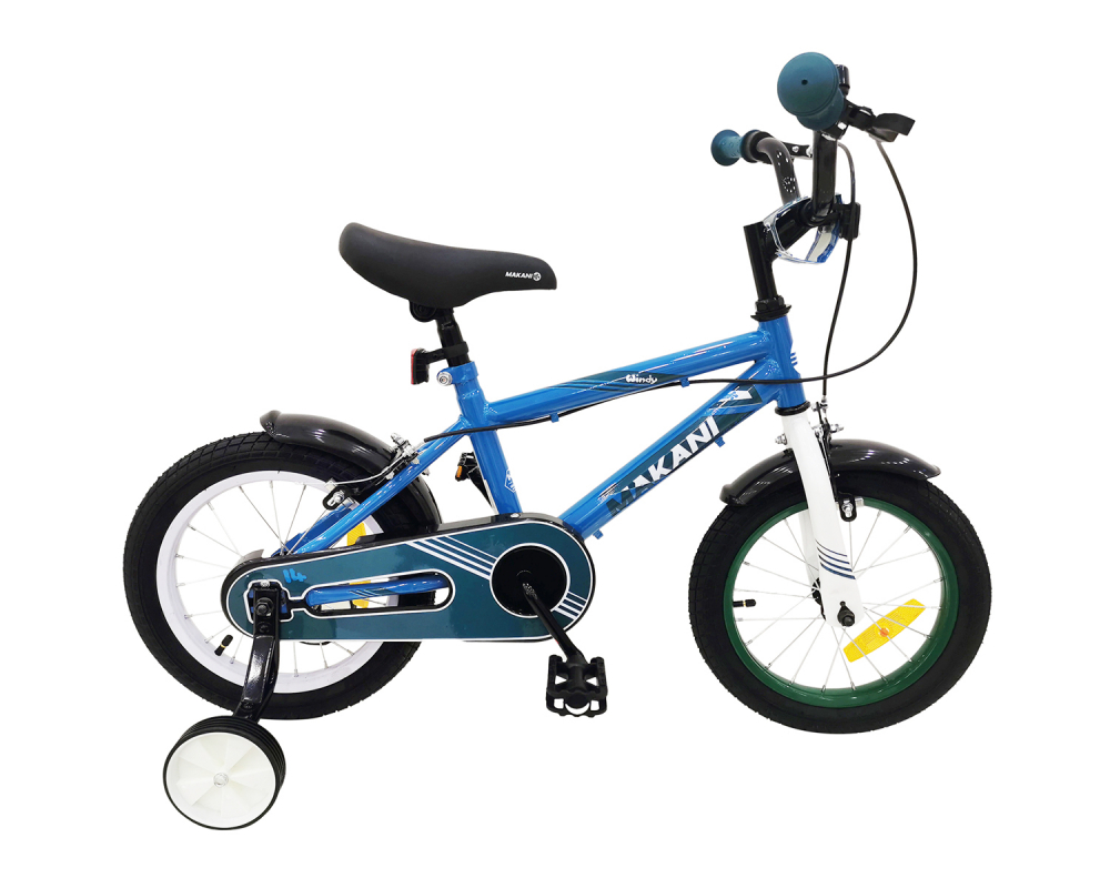 Bicicleta 16 inch Makani cu roti ajutatoare Windy Blue - 1