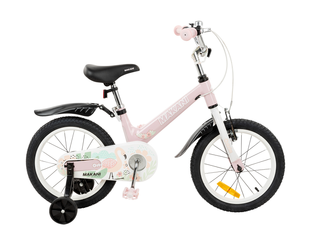 Bicicleta 16 inch Makani cu roti ajutatoare si cadru din magneziu Ostria Pink - 1