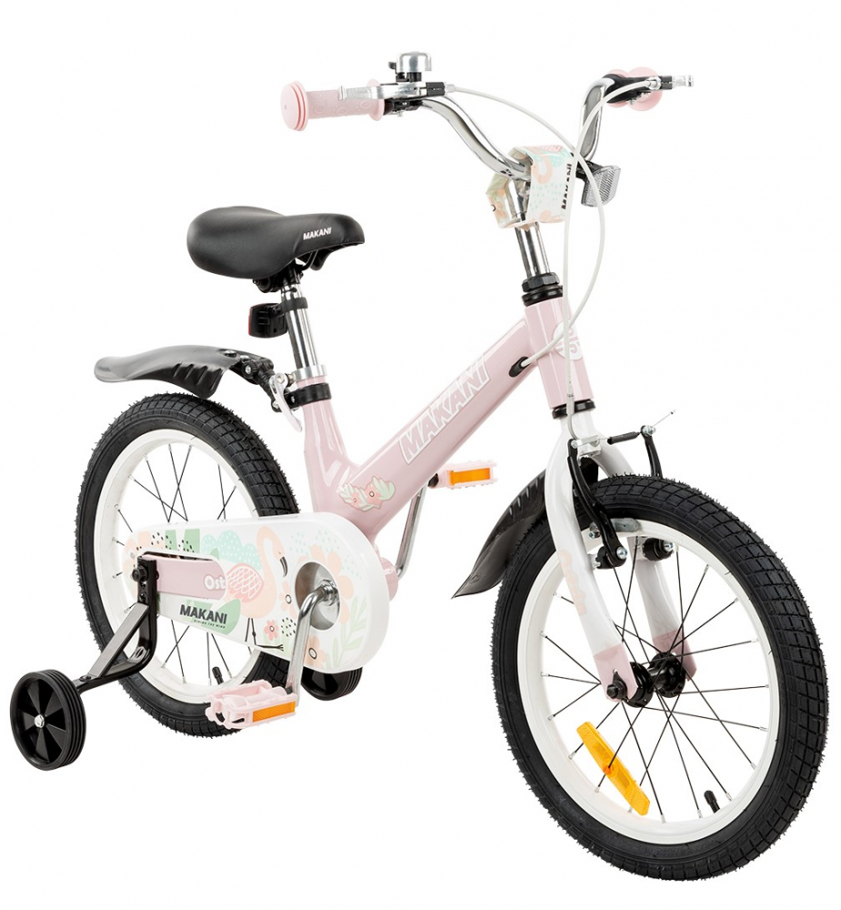 Bicicleta 16 inch Makani cu roti ajutatoare si cadru din magneziu Ostria Pink - 2
