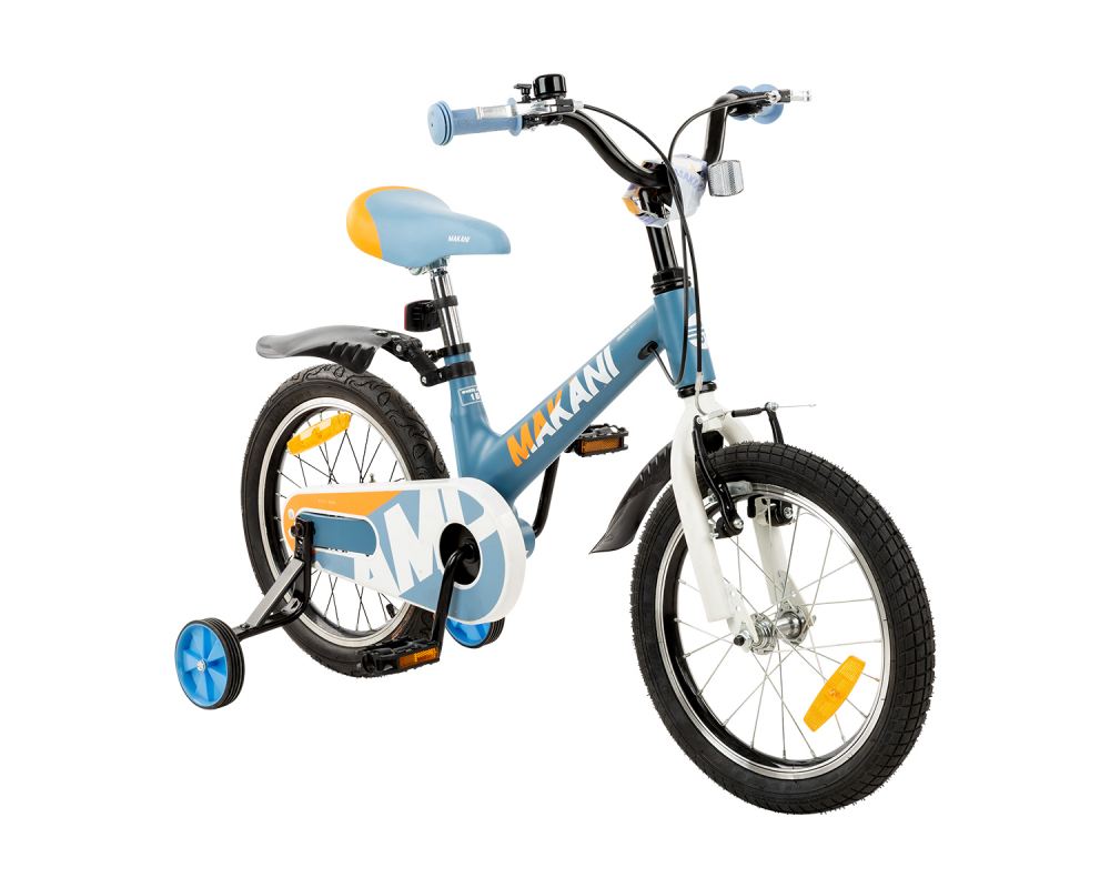 Bicicleta 16 inch cu roti ajutatoare Makani Bayamo Blue ajutatoare imagine 2022 protejamcopilaria.ro