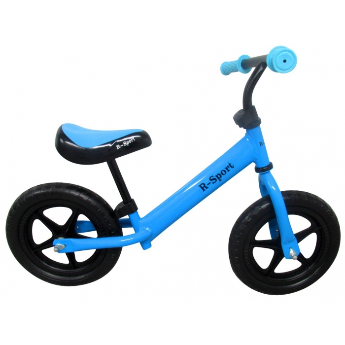 Bicicleta fara pedale cu roti din spuma Eva R-Sport R7 albastru