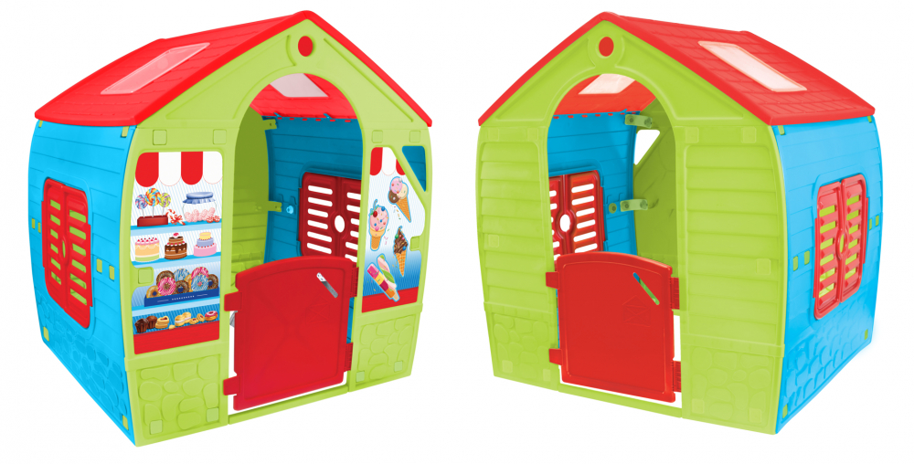 Casuta de joaca de exterior pentru copii MochToys Candy Shop Casute Pentru Copii 2023-09-21