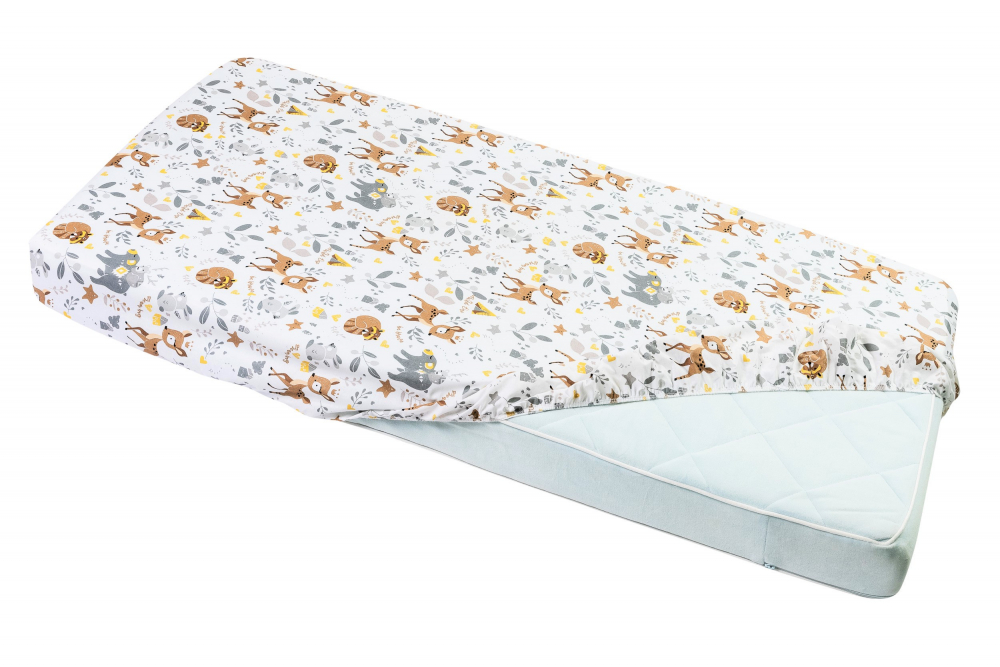 Cearceaf cu elastic 120x60 cm fawn