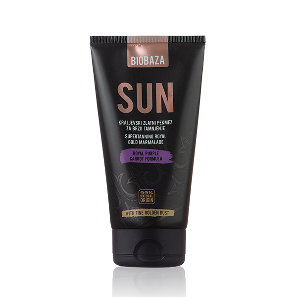 Crema acceleratoare bronzanta cu aur Sun Royal Gold Biobaza 150 ml